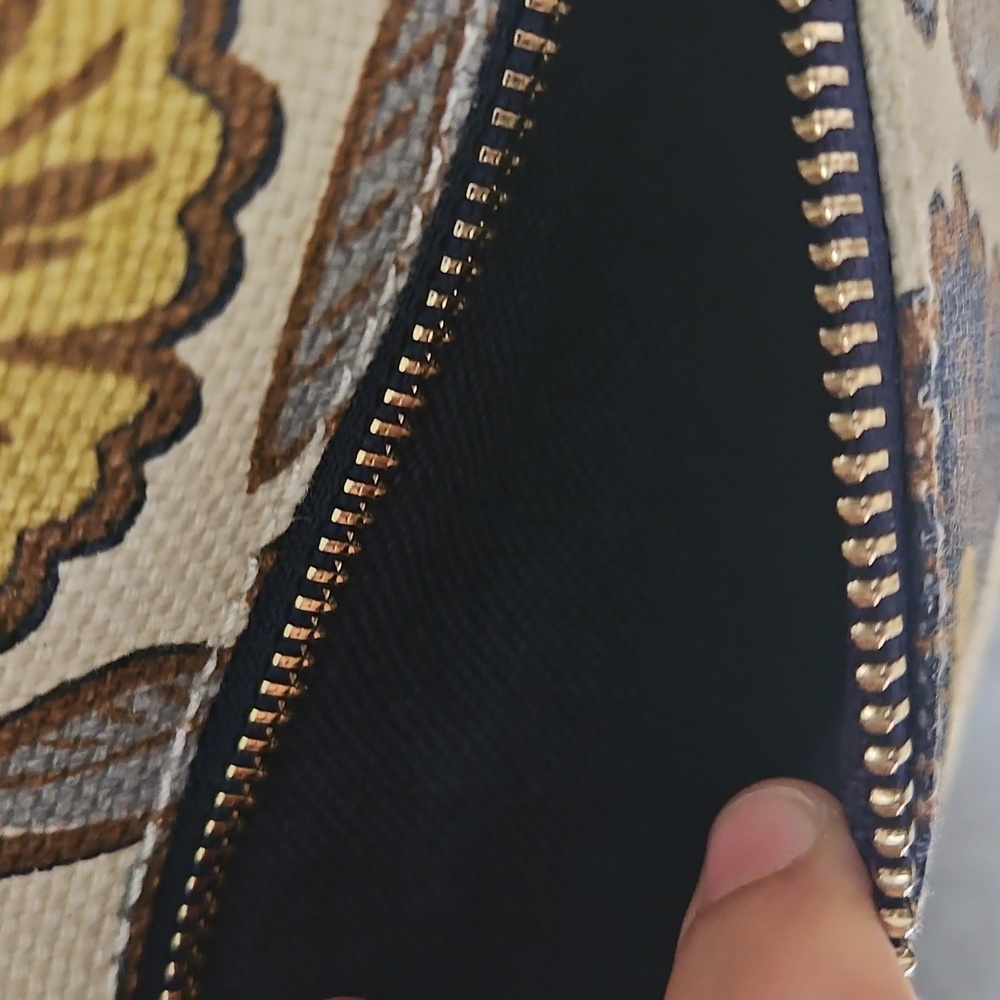 Spartina 449 Linen and leather Floral Shoulder bag - Picture 9 of 15